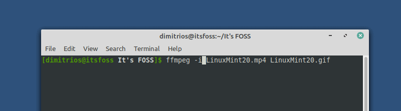 使用ffmpeg將視頻轉換為gif