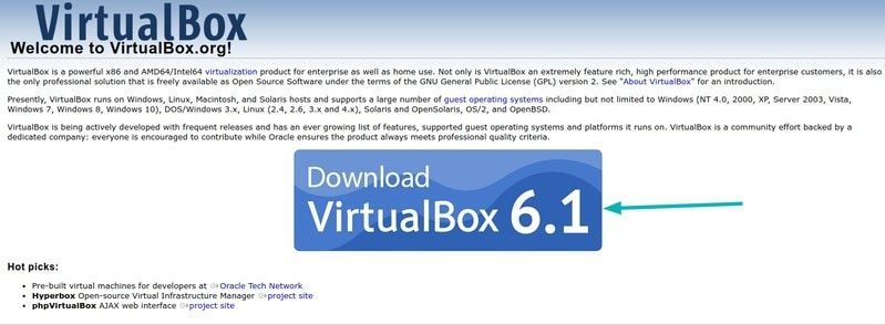 下載Virtulabox