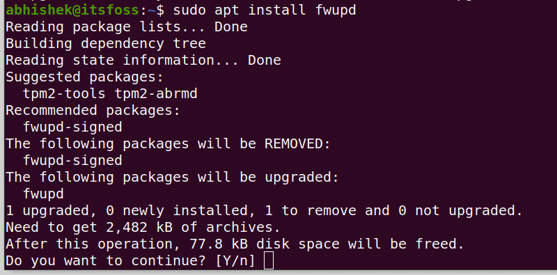 修復軟件包在Ubuntu Linux中被保留了錯誤